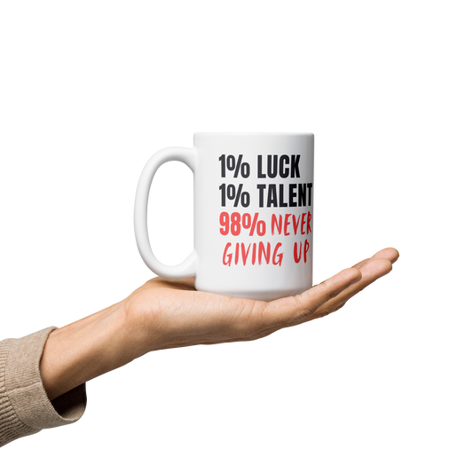 SouthPoint - 98% Never giving up Mug